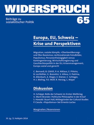 cover image of Widerspruch 65